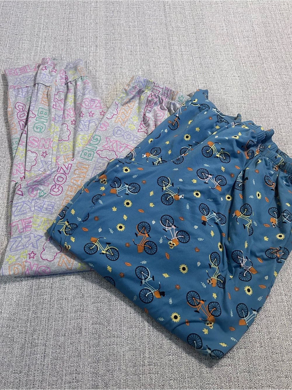 Set of 2 Pair of Pajama Bottoms. Size 2X 18-20